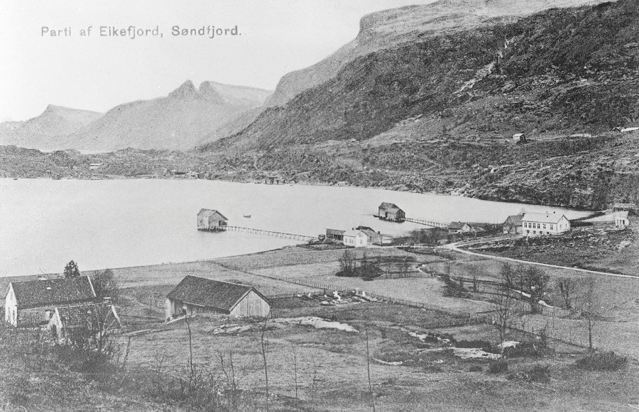 Eikefjord frå Indrebøen