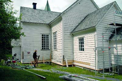 Eikefjord kyrkje reparasjon-400